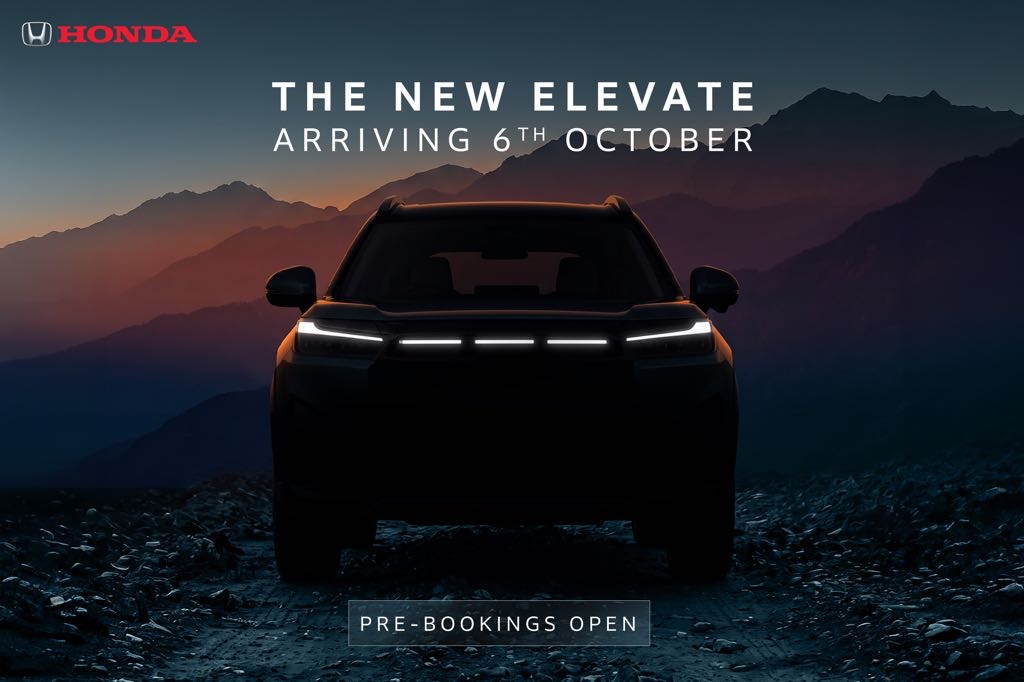 Honda Elevate Facelift Teaser