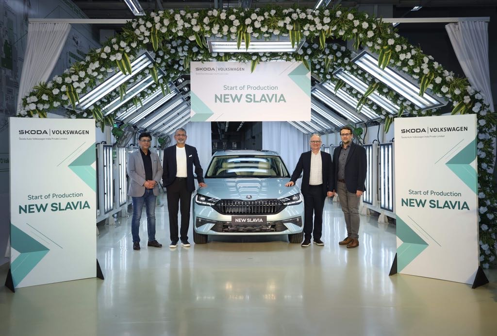 Skoda Slavia Facelift Production