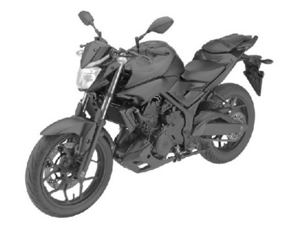 Yamaha MT-320 Revealed In Patents, Gets ABS As Standard
